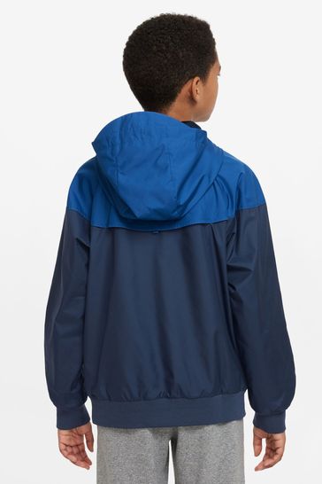 All blue new arrivals nike windbreaker