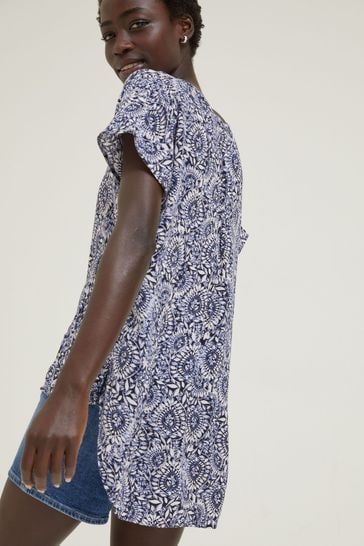 Buy FatFace Blue Piper Batik Tunic from Next Luxembourg