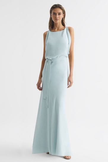 Buy Reiss Green Ida Cowl Neck Bridesmaid Maxi Dress from Next Bahrain