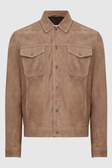 Mens pink suede jacket store