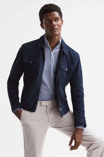 Merino wool zip neck jumper on sale