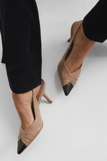 Heel best sale leather shoes