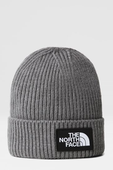 Buy The North Face Kids Black Box Logo Cuffed Beanie from Next