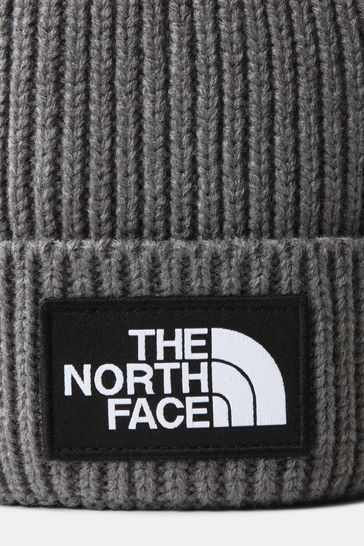The north face baby box logo outlet pom beanie