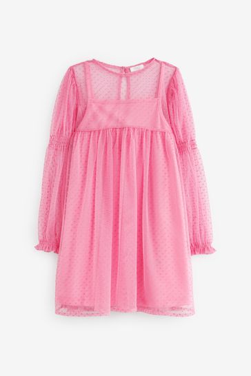 H & top m pink dress