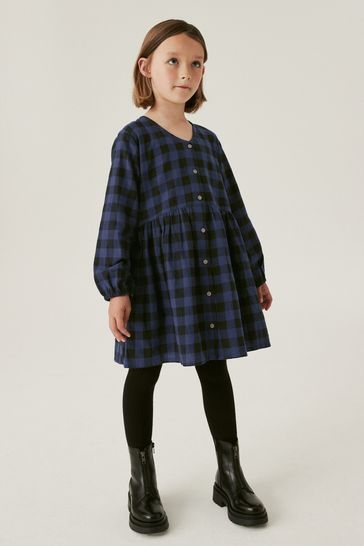 Next tartan dress with tights hotsell