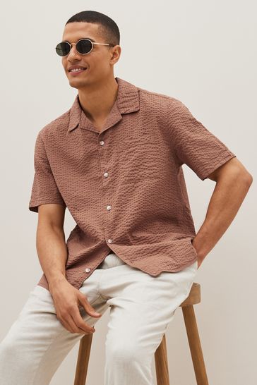 tan button shirt
