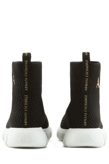 Armani exchange sock trainers on sale