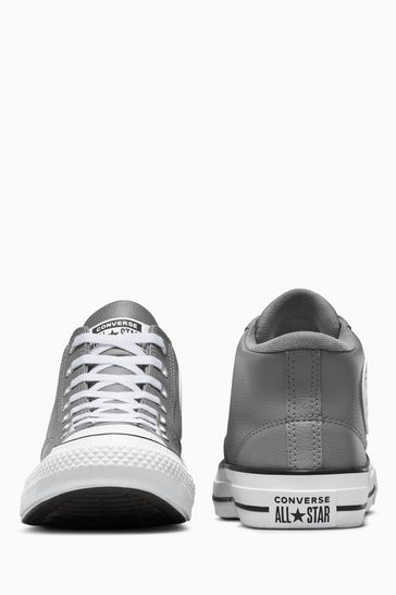 All grey new arrivals leather converse