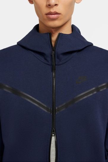Nike tech sales fleece navy jacket