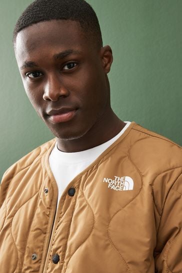 North face quilted bomber jacket hotsell