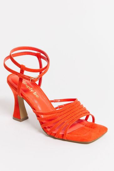 Wide fit sales caged sandals