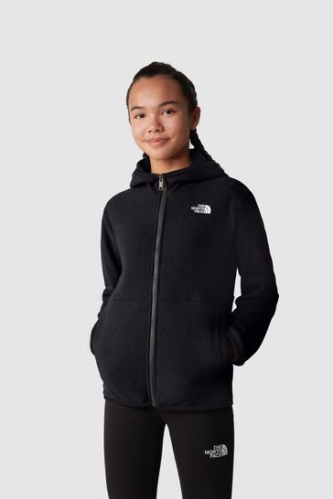 The North Face Teen Glacier Full Zip Hooded Fleece