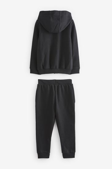 Grey joggers hotsell black hoodie