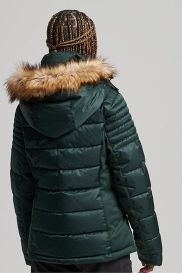 Buy Superdry Green Sport Snow Luxe Puffer Jacket from Next Hungary