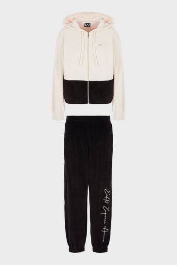 Armani velour discount tracksuit womens