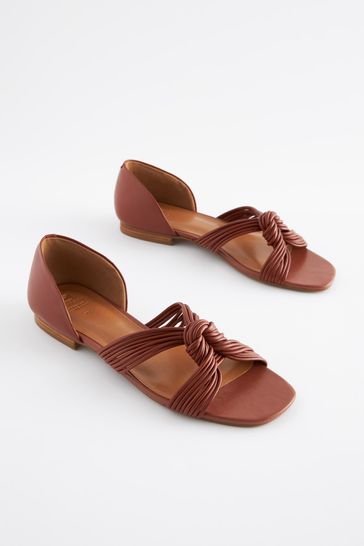 Leather flat shoes uk sale