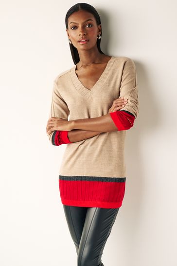 Long tunic clearance jumpers