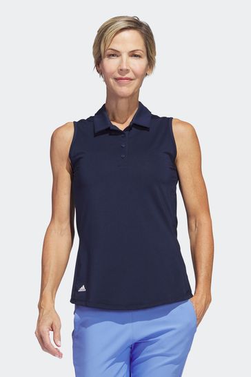 adidas Golf Ultimate365 Solid Sleeveless Polo Shirt