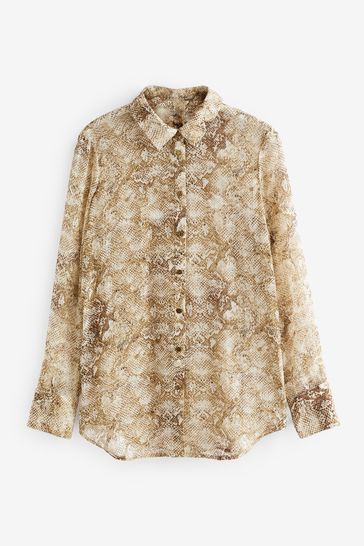 Snake print shirt h&m outlet