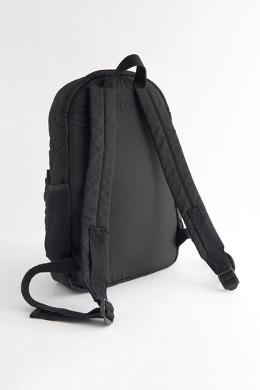 Black shop padded backpack