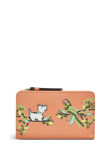Buy Radley London Orange Parakeet Pal Medium Bifold Purse from