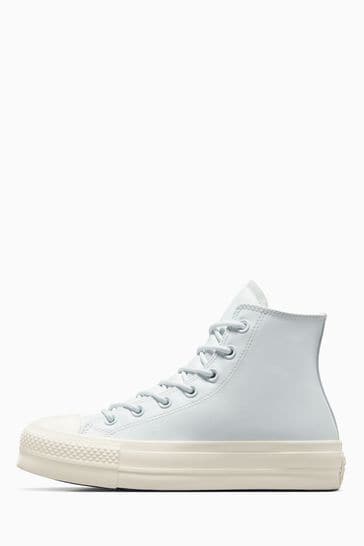 Grey suede online converse high tops