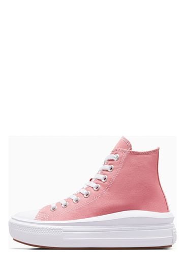 Buy Converse Pink All Star Move High Top Trainers from Next Austria