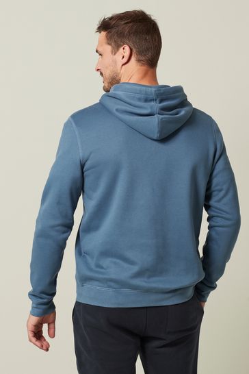 Men baby top blue hoodie