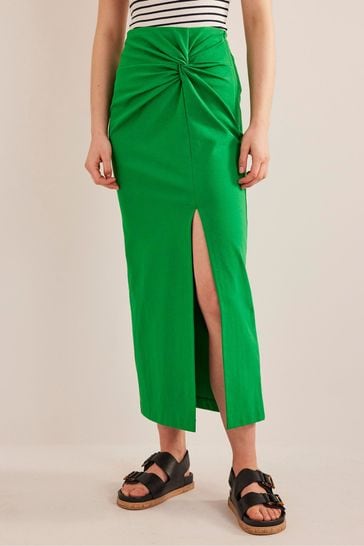 Boden green top pencil skirt