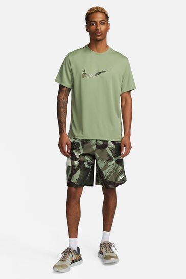 Nike camo running shirt discount