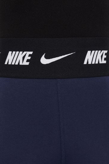 Buy Nike Navy Logo Tape High Waisted Leggings from Next Austria