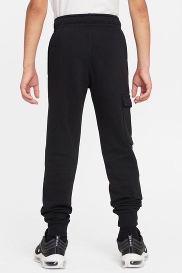 Nike black shop cargo joggers