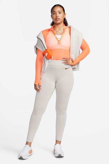 Buy Nike Grey High Rise Vintage Leggings from Next Luxembourg