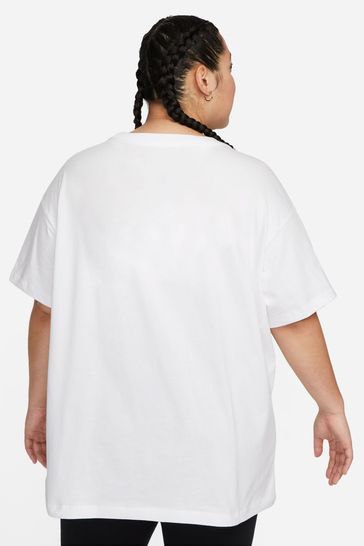 Nike White Curve Essential T Shirt