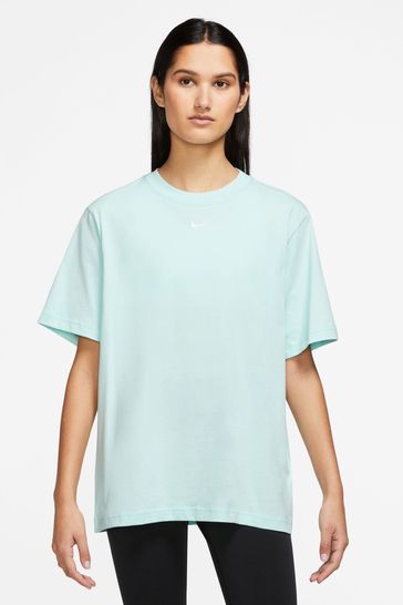 Nike Mint Green Oversized Mini Swoosh T-Shirt