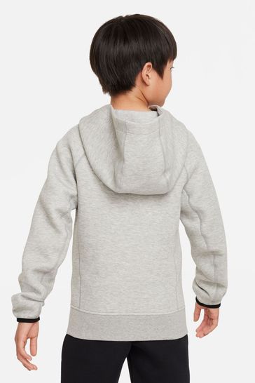 Nike Grey Tech Fleece Overhead Hoodie