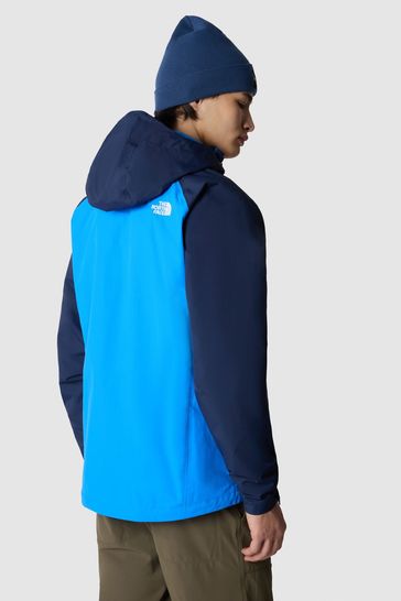 Orange and blue north face jacket cheap