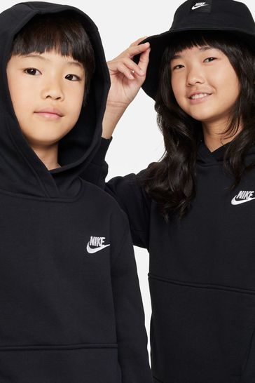 Buy Nike Black Club Fleece Overhead Hoodie from Next Cyprus