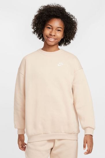 Nike Neutral Oversized Club Fleece Sweatshirt