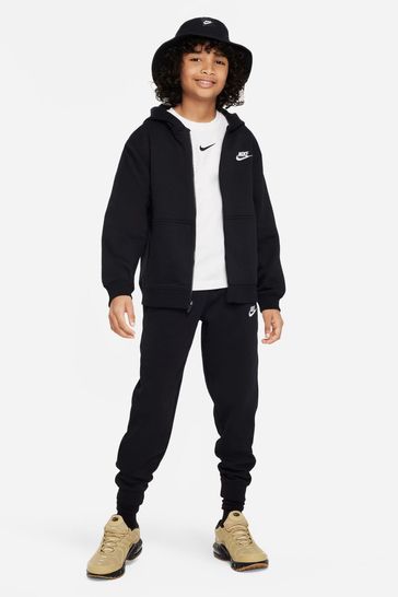 Black Nike Club Fleece Tracksuit