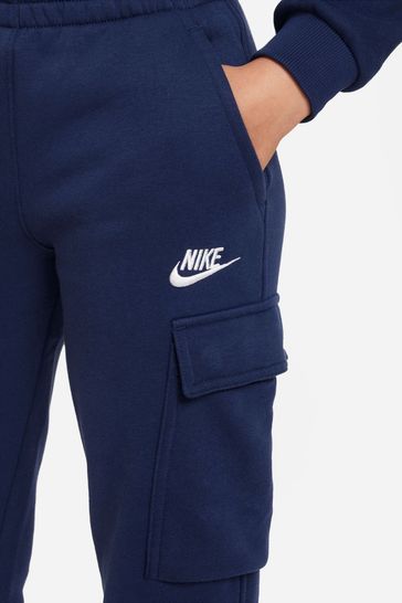 Nike Midnight Navy Club Fleece Cargo Joggers
