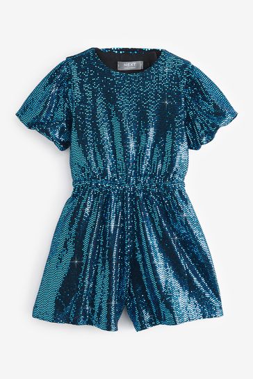 Buy Sequin Playsuit (3-16yrs) from Next Ireland
