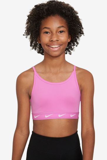 Buy Nike Pink DriFIT Logo One Sports Bra from Next Luxembourg