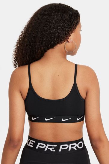 Buy Nike Black DriFIT Logo One Sports Bra from the Next UK online shop