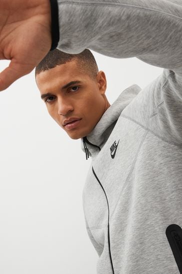 Buy Nike Grey Tech Fleece Full Zip Hoodie from Next Ireland