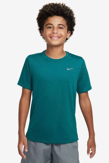 Nike Teal Blue Dri-FIT Miler T-Shirt