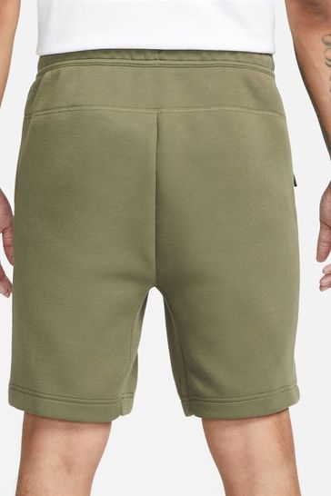 Nike tech fleece shorts on sale olive