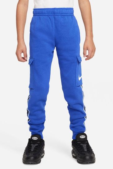 Blue nike best sale cargo joggers
