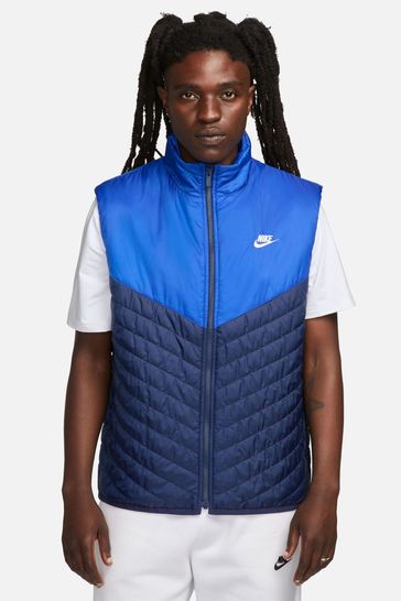 Nike vest blue best sale